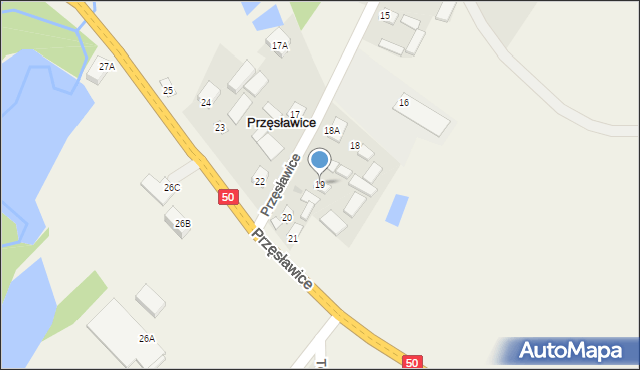 Przęsławice, Przęsławice, 19, mapa Przęsławice