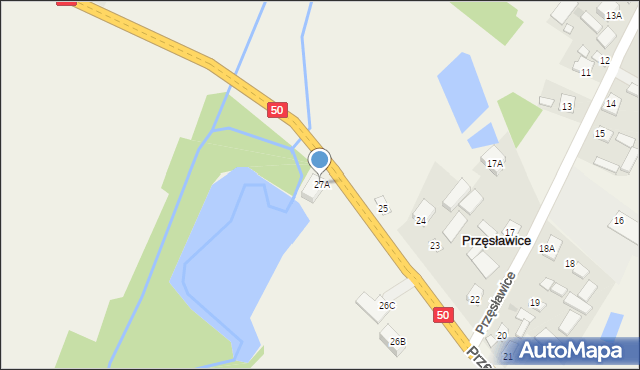 Przęsławice, Przęsławice, 27A, mapa Przęsławice