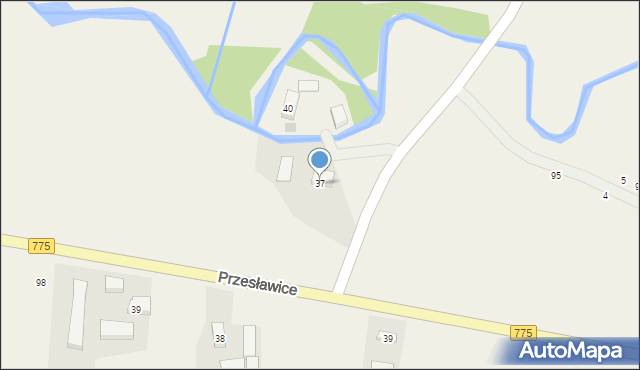 Przesławice, Przesławice, 37, mapa Przesławice