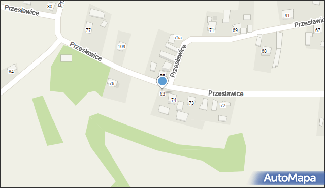 Przesławice, Przesławice, 63, mapa Przesławice