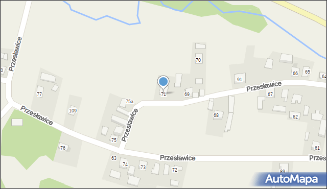 Przesławice, Przesławice, 71, mapa Przesławice