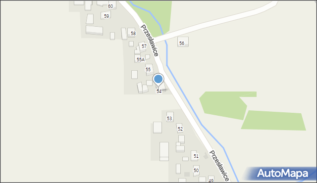 Przesławice, Przesławice, 54, mapa Przesławice