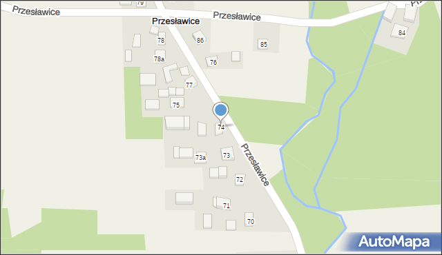 Przesławice, Przesławice, 74, mapa Przesławice