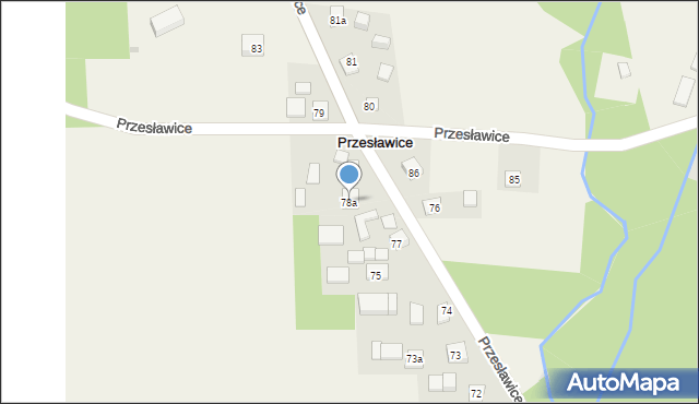 Przesławice, Przesławice, 78a, mapa Przesławice