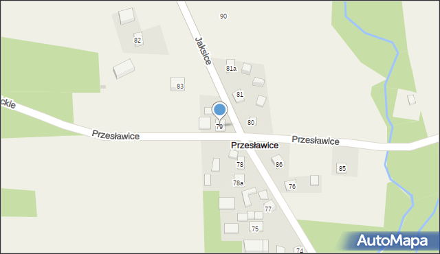 Przesławice, Przesławice, 79, mapa Przesławice