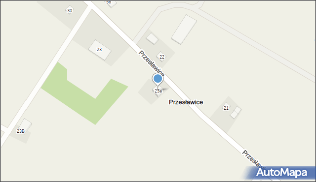 Przesławice, Przesławice, 23a, mapa Przesławice