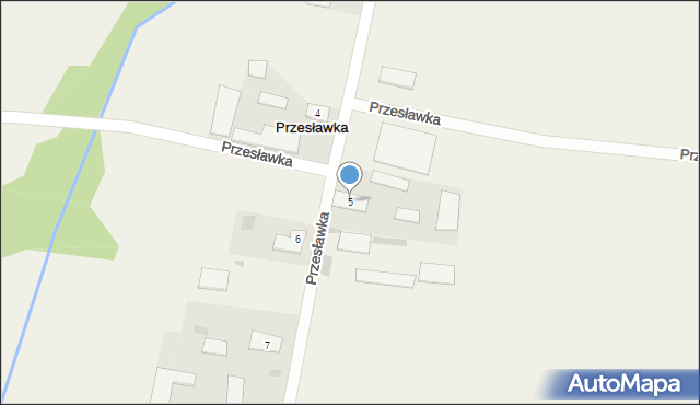 Przesławka, Przesławka, 5, mapa Przesławka