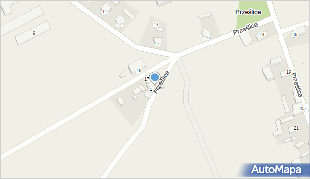 Prześlice, Prześlice, 17/2, mapa Prześlice