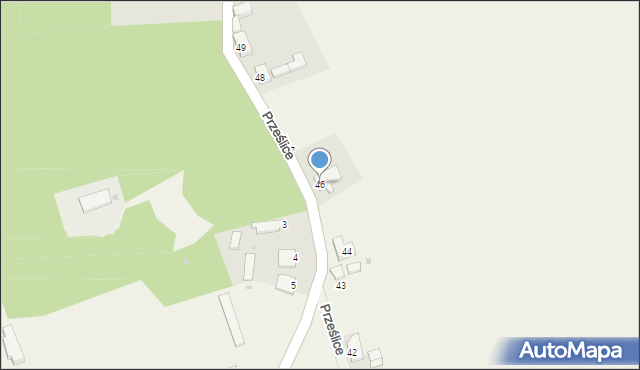 Prześlice, Prześlice, 46, mapa Prześlice