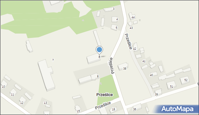 Prześlice, Prześlice, 6, mapa Prześlice