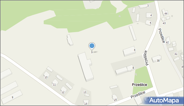 Prześlice, Prześlice, 7, mapa Prześlice