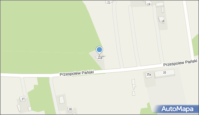 Przespolew Pański, Przespolew Pański, 22a, mapa Przespolew Pański