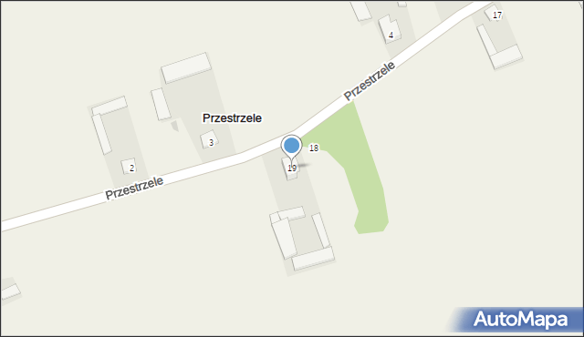 Przestrzele, Przestrzele, 19, mapa Przestrzele