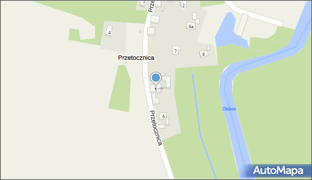 Przetocznica, Przetocznica, 5, mapa Przetocznica