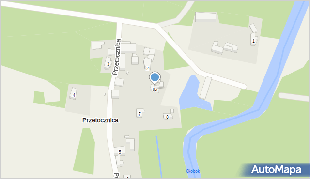 Przetocznica, Przetocznica, 9a, mapa Przetocznica