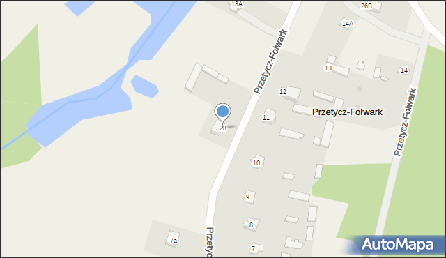 Przetycz Włościańska, Przetycz Włościańska, 28, mapa Przetycz Włościańska