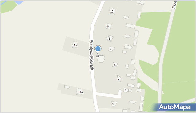 Przetycz Włościańska, Przetycz Włościańska, 6A, mapa Przetycz Włościańska