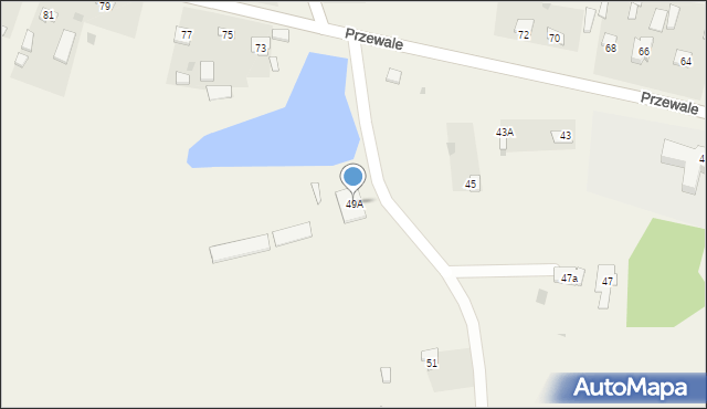 Przewale, Przewale, 49A, mapa Przewale