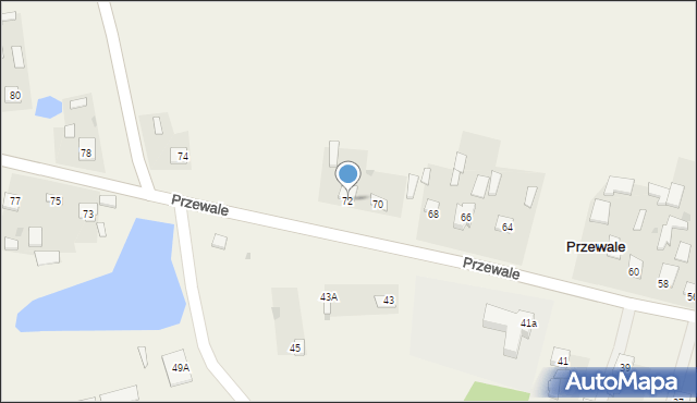 Przewale, Przewale, 72, mapa Przewale