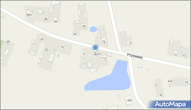 Przewale, Przewale, 75, mapa Przewale