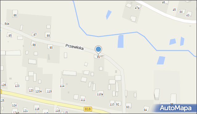 Przewłoka, Przewłoka, 91, mapa Przewłoka