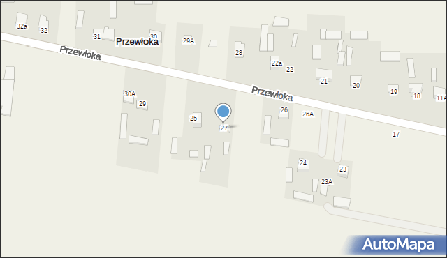 Przewłoka, Przewłoka, 27, mapa Przewłoka