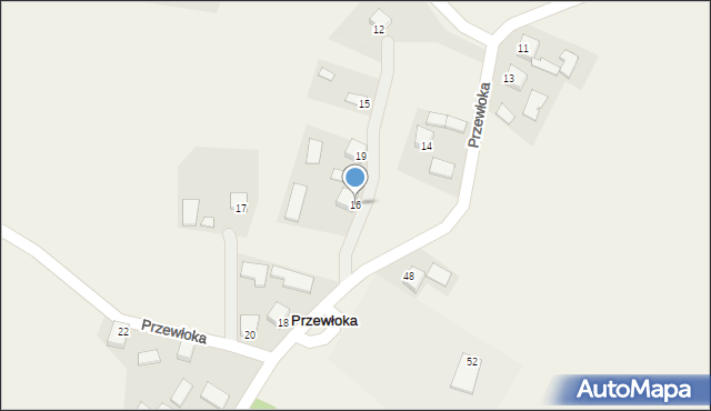 Przewłoka, Przewłoka, 16, mapa Przewłoka