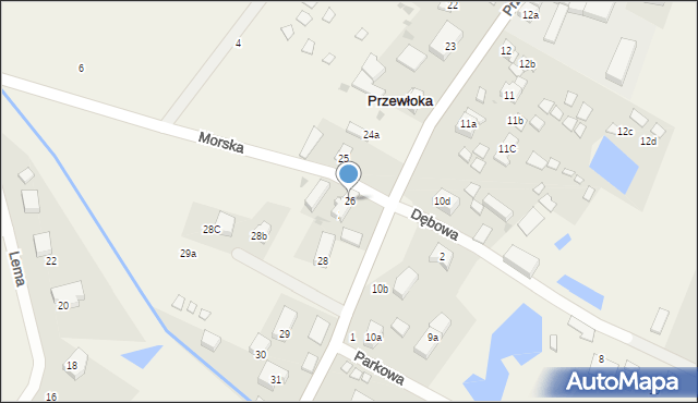 Przewłoka, Przewłoka, 26, mapa Przewłoka