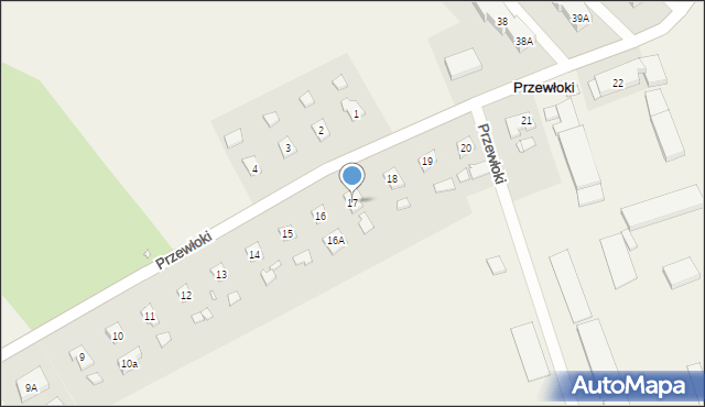 Przewłoki, Przewłoki, 17, mapa Przewłoki