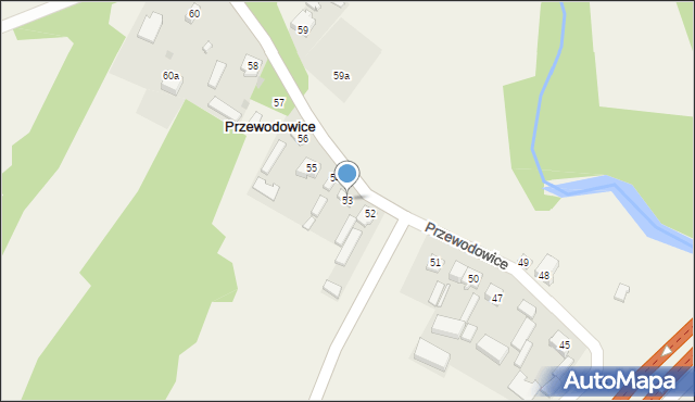 Przewodowice, Przewodowice, 53, mapa Przewodowice