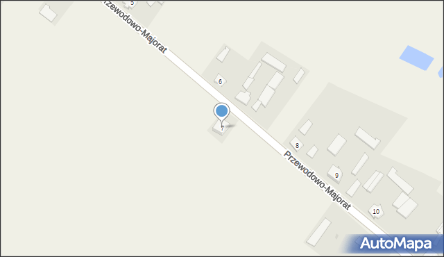 Przewodowo-Majorat, Przewodowo-Majorat, 7, mapa Przewodowo-Majorat