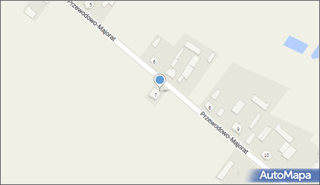 Przewodowo-Majorat, Przewodowo-Majorat, 7a, mapa Przewodowo-Majorat