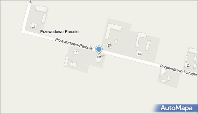 Przewodowo-Parcele, Przewodowo-Parcele, 15a, mapa Przewodowo-Parcele