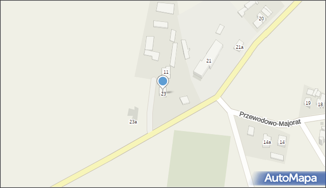 Przewodowo Poduchowne, Przewodowo Poduchowne, 23, mapa Przewodowo Poduchowne