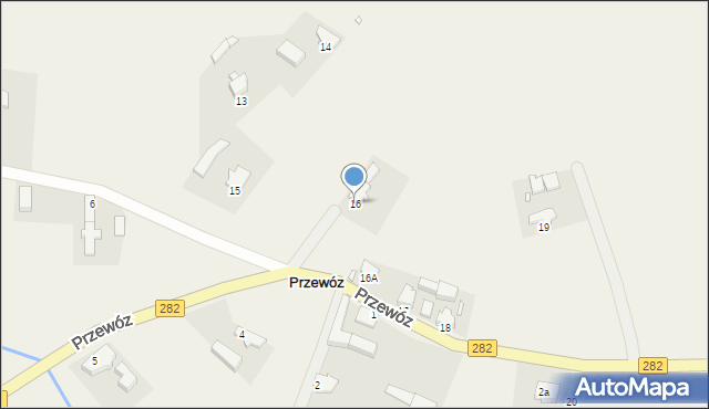 Przewóz, Przewóz, 16, mapa Przewóz