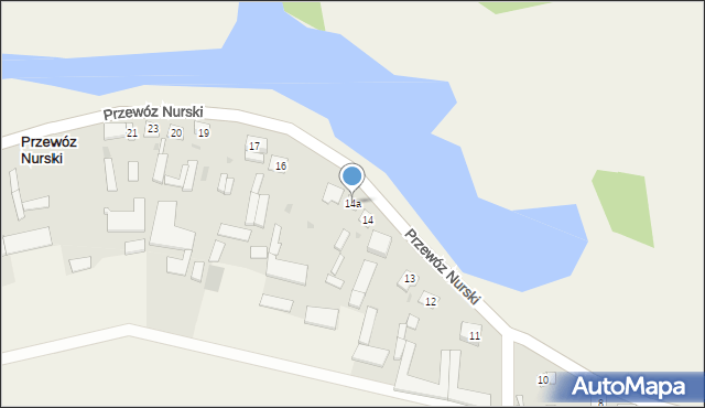 Przewóz Nurski, Przewóz Nurski, 14a, mapa Przewóz Nurski