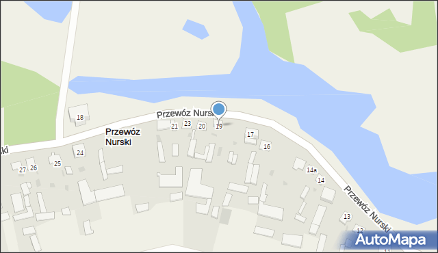 Przewóz Nurski, Przewóz Nurski, 19, mapa Przewóz Nurski