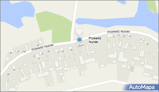 Przewóz Nurski, Przewóz Nurski, 24, mapa Przewóz Nurski