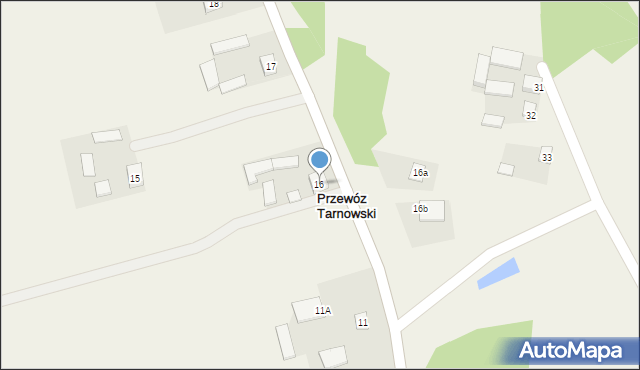 Przewóz Tarnowski, Przewóz Tarnowski, 16, mapa Przewóz Tarnowski