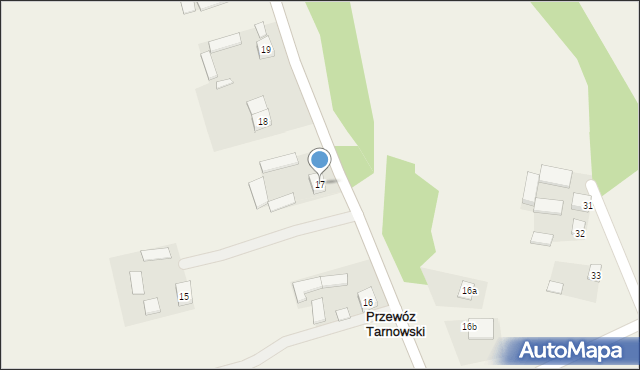 Przewóz Tarnowski, Przewóz Tarnowski, 17, mapa Przewóz Tarnowski