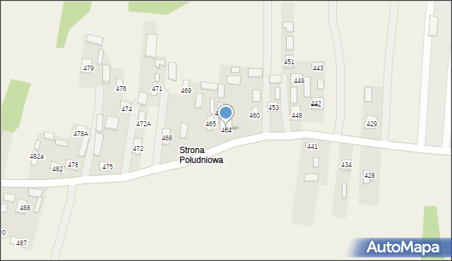 Przewrotne, Przewrotne, 464, mapa Przewrotne