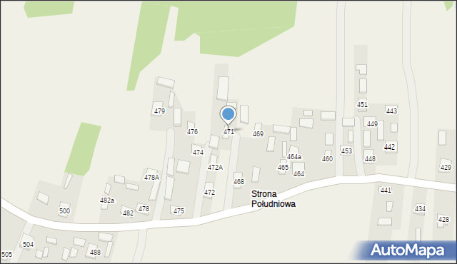 Przewrotne, Przewrotne, 471, mapa Przewrotne