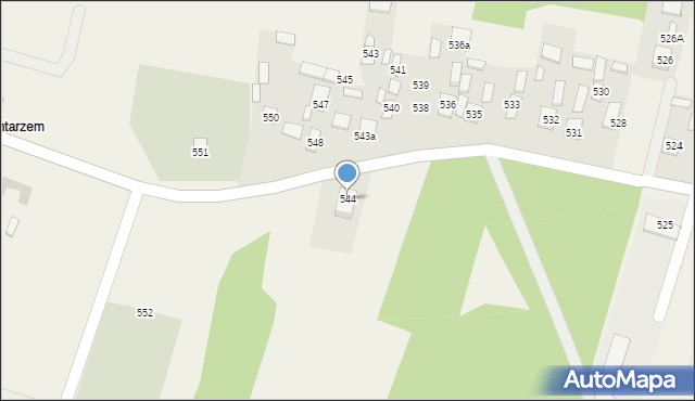 Przewrotne, Przewrotne, 544, mapa Przewrotne