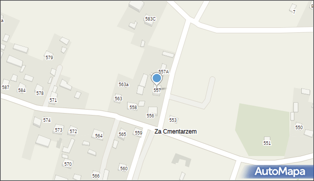 Przewrotne, Przewrotne, 557, mapa Przewrotne