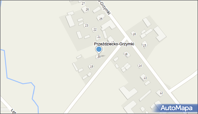 Przeździecko-Grzymki, Przeździecko-Grzymki, 20, mapa Przeździecko-Grzymki