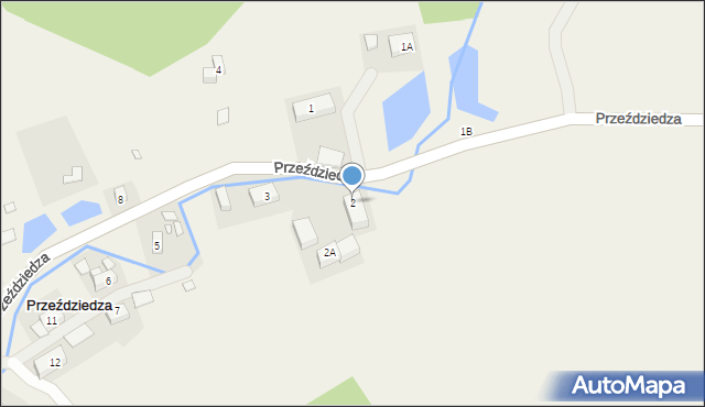 Przeździedza, Przeździedza, 2, mapa Przeździedza