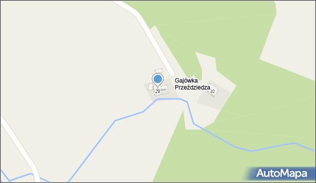 Przeździedza, Przeździedza, 29, mapa Przeździedza