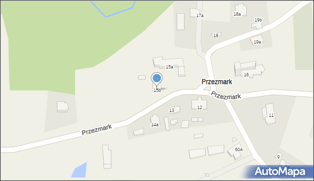 Przezmark, Przezmark, 15b, mapa Przezmark