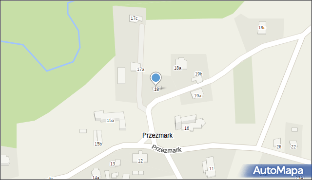 Przezmark, Przezmark, 18, mapa Przezmark