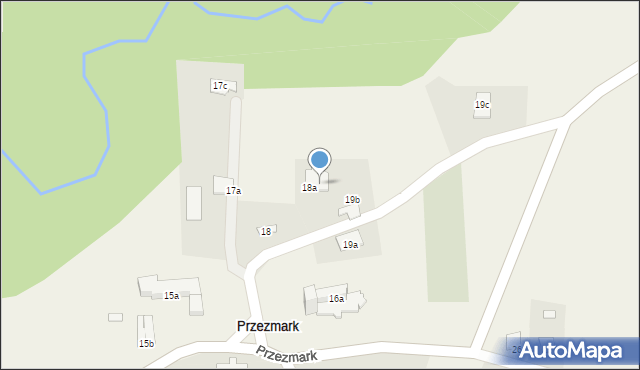 Przezmark, Przezmark, 18b, mapa Przezmark